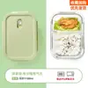 Caja Conservadora de Alimentos, Fiambrera de Vidrio Dividida, Fiambrera Bento Resistente al Calor, Recipiente para Microondas, Fiambrera para Oficinistas, Vidrio de Borosilicato Alto