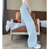 26 Pantalones Deportivos de Yoga Nuevos para Principios de Otoño, de Cintura Alta, Pierna Recta, Delgados, Casuales, Adelgazantes, Ligeramente Acampanados, de Largo hasta el Piso para Mujer