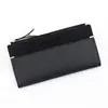 Carteira Feminina Longa Couro Cor Sólida Moda Carteira Porta-Moedas Clutch Porta-Cartões Bolsa de Armazenamento