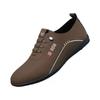 Sapatos masculinos de sola macia Sapatos masculinos de couro de alta qualidade respiráveis Novos sapatos de couro casuais da moda para todos os combos com sola macia superfície macia sapatos leves