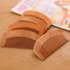 Peine de Madera de Durazno con Dientes que No se Caen, Antiestático, para Cortar el Cabello, Alisar, Suavizar y Masajear, Peine Pequeño para Uso en Casa