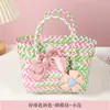 Bolsas de Palha Coloridas Populares, Lembrancinhas de Casamento, Brindes para Eventos Corporativos, Sacolas de Presente para Feriados, Cestas de Higiene Pessoal, Cestas Pequenas para Legumes