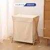 Cesta de ropa sucia, cesta de lavandería grande plegable para baño, cesta de almacenamiento de ropa sucia para el hogar de tela, transfronterizo