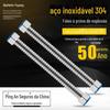 4 pontos 304 fole de aço inoxidável mangueira de metal à prova de explosão tubulação de água tubulação de entrada de água fria e quente tubulação de água aquecedor de água tubulação de água