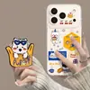 Funda de Succión Magnética con Soporte Adecuada para iPhone 18 Pro Max, Diseño Lindo para iPhone 17, iPhone 16, iPhone 15, Diseño Temático de Perro para iPhone 14, Cubierta Azul