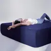 Refrigeración de alta gama 2026 modelo nuevo de verano planeta de sueño profundo sábana bajera azul de sueño profundo, mismo estilo que la colcha de cama de hotel Atour, antideslizante