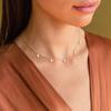 Collares Europeos y Americanos Transfronterizos con Múltiples Colgantes, Encantadores Accesorios Simples de Cadena para Clavícula, Elegantes, Modernos y Versátiles Joyería Elegante para Mujeres