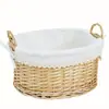 Cesta de Almacenamiento Caja de Almacenamiento de Escritorio Mimbre Artesanía de Dormitorio Juguetes Cesta de Almacenamiento de Mimbre Cesta de Almacenamiento de Ratán Habitación de Estudio