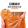 Delantal Impermeable de Media Longitud, Grueso y Resistente al Desgaste, a Prueba de Aceite para Trabajos de Cocina, Cintura Ampliada, Adecuado para Recolección de Té, Protección contra la Lluvia, Lavado de Platos y Manipulación de Mariscos