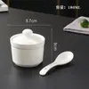 Panela de Cerâmica para Ensopado com Tampa, Panela de Cerâmica à Prova d'Água para Ensopado, Panela de Ensopado para Uma Pessoa, Panela Pequena para Ensopado Comercial, Panela de Ensopado, Panela de Ensopado Ninho de Pássaro