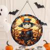 Direto da fábrica série transfronteiriça de elementos de fantasma assustador de Halloween disco de decoração para atmosfera de feriado interno e externo