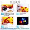 Pistola de Giroscopio con Cuerda Juguete de Giroscopio Luminoso de Aleación para Niños Pistola de Giroscopio Burst Tipo Pistola Lanzador de Disco de Giroscopio de Combate