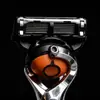 Aparelho de Barbear de Cinco Lâminas Transfronteiriço, Aparelho de Barbear Manual com Lâminas de Reposição de Qualidade Alemã, Aparelho de Barbear Masculino Direto da Fábrica