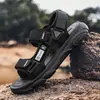 Sandalias Vietnamitas para Hombre 2025 Nuevo Verano Ropa Exterior Antideslizantes Resistentes al Desgaste Deportivas para Exteriores Sandalias y Chanclas de Playa para Jóvenes