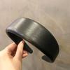 Estilo coreano couro largo esponja cabelo hoop confortável cabelo pressão cabelo hoop internet popular mesmo estilo dondaemun cabelo acessórios femininos estilo mori