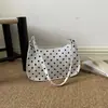 Bolso de Mujer de Moda 2026 Nuevo Elegante Lunares Fresco Bolso de Hombro para Debajo del Brazo Lindo Estudiante Uso Diario Bolso de Hombro