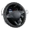 Funda para Volante de Autobús con Textura de Madera de Melocotonero, Patrón de Olas Perforado, Universal para Todas las Estaciones, Adecuada para Camiones Grandes y Pequeños