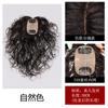 Cabelo Real Seda Cabelo Cacheado Feminino Reedição Bloco Cabeça Fofa Cobertura Cabelo Branco Perucas Cabelo Real Lã Feminina Perucas de Cabelo Cacheado Pequeno