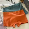 Roupa Íntima de Algodão Puro Segura para Mulheres, Algodão Respirável no Fundilho, Cintura Média, Cobre o Quadril, Boxer Briefs, Boxer Briefs Simples para Meninas Estudantes