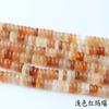 2x6mm Ágata Natural Cristal Aventurina Cuentas Espaciadoras Cuentas Espaciadoras Ábaco Al por Mayor Pulsera Trenzada DIY Accesorios para Joyería
