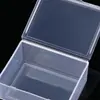Nova Caixa Plástica Transparente PP Grande, Média e Pequena para Acessórios, Joias, Manicure, Flores de Sabão, Armazenamento Portátil