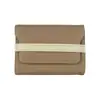 Portatarjetas de Acordeón de Cuero Genuino Estilo Japonés Transfronterizo, Billetera Pequeña para Monedas con Múltiples Ranuras para Tarjetas, Cartera Plegable Ultradelgada Estilo Japonés