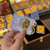 Pegatina para Teléfono Móvil de Oro Puro 999 Princesa Hazte Rica Foil de Oro Hazte Rico Rápido Pegatina para Refrigerador Año de la Oveja Ten Dinero para Gastar Tarjeta de Oro Regalo