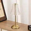 Nova Luminária de Mesa de Metal com Cristal para Quarto, Mesa de Cabeceira, Alta, Luxo Leve, High-End, Romântica, Quente, Ajustável