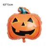 Balão de Filme de Alumínio para Halloween Novo Tema de Bruxa Abóbora Festa de Halloween Balão em Formato de Fantasma Arranjo