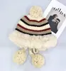 Sombrero de Aviador de Felpa a Rayas Estilo Fair Isle Nuevo para Otoño e Invierno, Espesado para Calidez y Protección contra el Frío, Sombrero Cerrado para Mujer