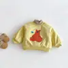 Suéter de Dibujos Animados para Niños 2025 Nuevo Invierno Niños Estilo Coreano Cuello Medio de Tortuga Pulóver Engrosado Top de Invierno para Bebé