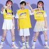 Uniformes de Desempenho para Reunião Esportiva de Grupo de Alunos do Ensino Fundamental, Fantasias de Dança de Rua e Cheerleading para Meninas, Trajes de Desempenho para Jardim de Infância