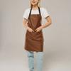 Amazon Delantales Antimanchas Transfronterizos para Restaurantes, Ropa de Trabajo para Cocina Casera de Mujer, Venta al por Mayor de Fabricantes Impresión de Logo Personalizado