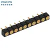 Conector POGOPIN dedal de resorte dedal de antena chapado en oro pasador de inserción de pasador de dedal lado del orificio del pasador pasta de soldar tipo cable de soldadura de carga pasador plano