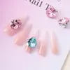 Pedrería sin base de Cristal K9, Pedrería Cuadrada con forma de Huevo de Paloma para Uñas, Accesorios para Uñas, Bolas de Pedrería para Uñas, Anillos Plateados