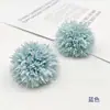 Flor de diente de león Tamaño pequeño Cebolla verde simulada Bola de crisantemo Arreglo floral Boda Flores de Año Nuevo Chino Cesta de flores DIY Caja de regalo Flores decorativas