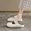 Sapatos Baixos Femininos de Bico Redondo 2026 Verão Novo Estilo Coreano Fivela Mocassins Fashion Bico Redondo Baixo Versátil Casual