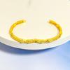 Medio Oriente Oro Tuhao Boda Damas Primero Joyería Oro Arena Vietnam Patrón Gran Muralla Pulsera Hebilla Hueca Venta al por Mayor Transfronteriza
