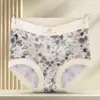 Nuevas Bragas Triángulo de Seda de Hielo Talla Grande para Mujer Talla Plus 80 kg Extra Grande de Cintura Alta Cómodas Florales Bragas para Mujer Venta al por Mayor