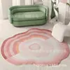 Dropshipping Transfronterizo Alfombra de Imitación Irregular Cachemir Sala de Estar Mesa de Café Sofá Manta Resistente a Manchas y Fácil de Cuidar Dormitorio Alfombra de Cabecera