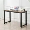 Escritorio de Computadora, Mesa de Estudio en Casa para Escritorio, Escritorio Simple, Escritorio de Escritura para Dormitorio, Escritorio de Oficina Moderno, Mesa Pequeña Rectangular