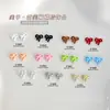 Accesorios para Uñas con Forma de Lazo Estilo Francés Pintados en Spray Tridimensionales Dulces Decoraciones para Uñas Brillantes de Color Sólido Accesorios Metálicos