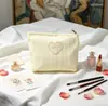 Bolsa de Maquillaje Nueva con Lazo, Simple y Fresca, Bolsa de Almacenamiento de Gran Capacidad, Neceser de Viaje al por Mayor