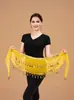 Estoque de Fábrica Corrente de Cintura Três Camadas com Borda Dourada para Dança do Ventre Fantasia Lenço de Quadril Cinto Versátil Fornecimento Direto para Amazon Transfronteiriço