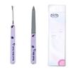 Lima de Uñas de Acero Inoxidable Doble Cara Tira de Fricción Profesional Pulido Exfoliante Herramienta de Manicura Set de Manicura Pinza para Cutícula Muerta