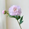Flores de Peonía Artificiales de Alta Gama, Arreglos de Peonías Falsas para Decoración de Sala de Estar y Mesa de Comedor, Ramos y Arte Floral al por Mayor