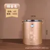 Tanque de Almacenamiento de Cáscara de Mandarina, Barril Xinhui, Almacenamiento de Té, Barril de Té Sellado Engrosado, Tanque de Almacenamiento, Tanque Sellado, Caja Completa, Estilo Vintage
