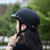 Casco para Vehículo Eléctrico, Medio Casco, Adecuado para Todas las Estaciones, para Hombres y Mujeres, Casco Ligero Harley, Protección Solar de Verano para Coche Eléctrico, Modelo Nuevo