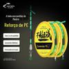 Gigante barbatana King tabela competitiva linha de pesca conjunto amarrado acabado PE reforço preto pit linha competitiva conjunto completo terminou linha principal atacado