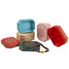 Caja de Almacenamiento de Pulseras Vintage con Tapa y Base, Octagonal con Tapa, Caja de Colección para Pulseras de Cuentas Budistas, Caja de Embalaje para Colgantes de Jade Antiguo